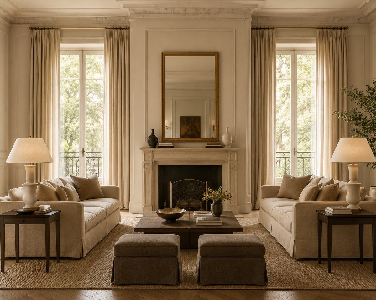 A quiet, refined interior